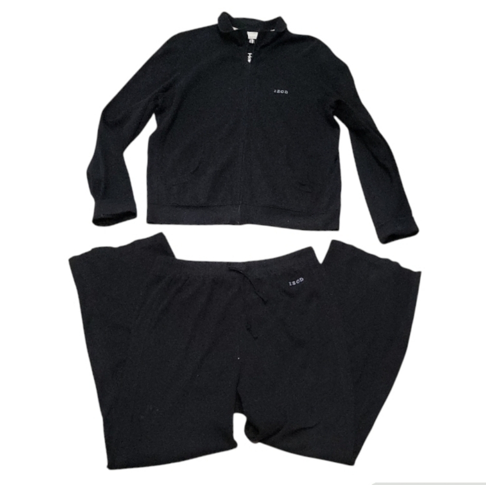 IZOD Black Casual Tracksuit